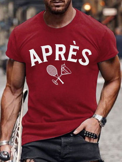 Men's Apres Tennis Print T-Shirt