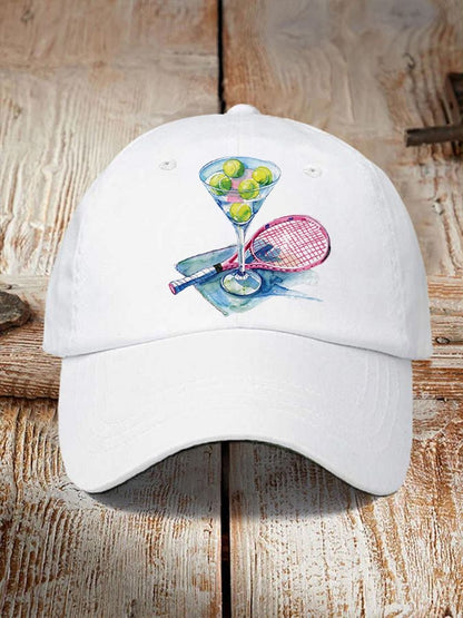 Unisex Funny Tennis Tennis Lover Print Hat