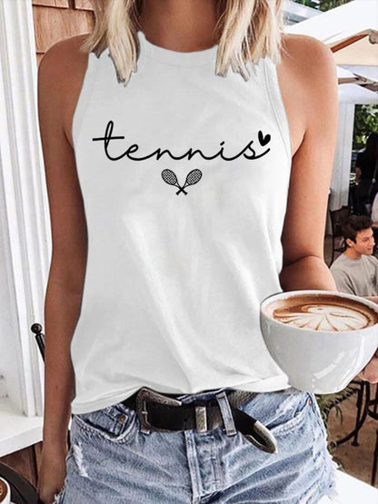 Women's  Tennis Printed Vest