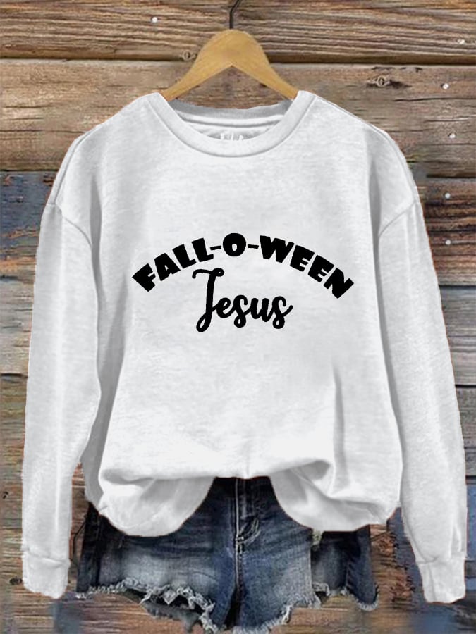 Women's Fall-o-Ween Jesus Sweatshirt