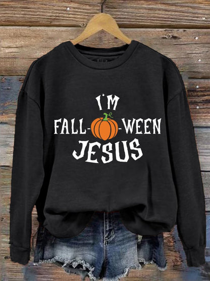 Women's I'm Fall-o-ween Jesus Sweatshirt