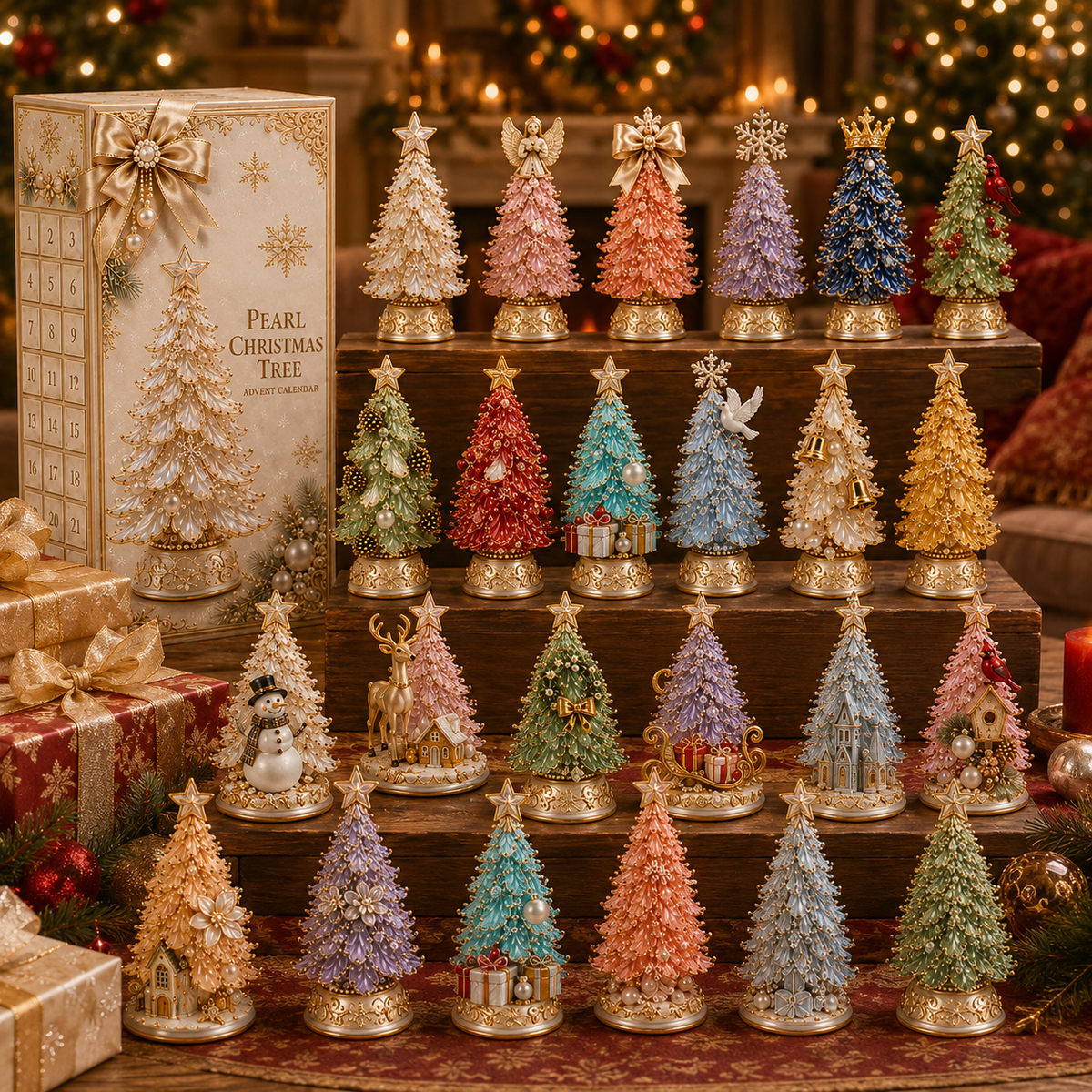 24-Day Christmas Tree Advent Calendar | Countdown Blind Box Gift