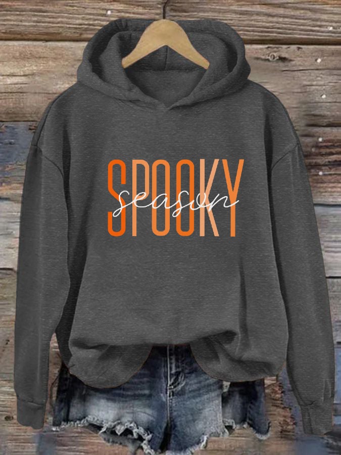 Women's Spooky Season Casual Hoodie