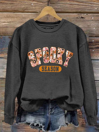 Women's Spooky Season Casual Sweatshirt