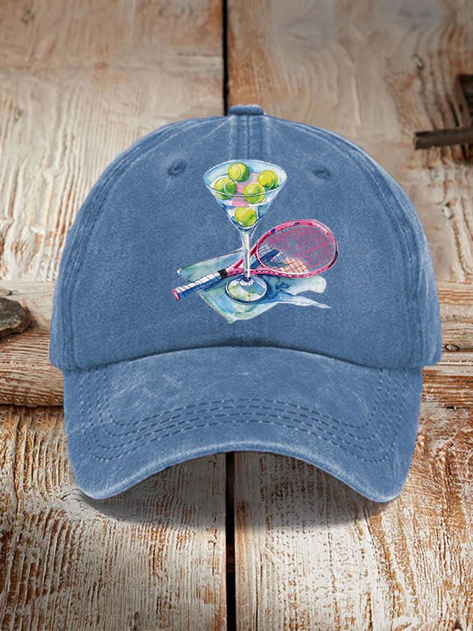 Unisex Funny Tennis Tennis Lover Print Hat