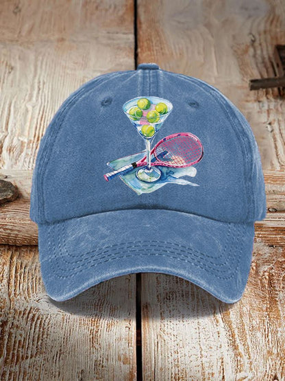 Unisex Funny Tennis Tennis Lover Print Hat