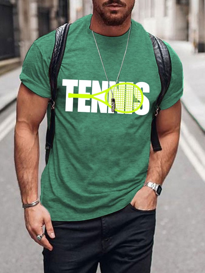 Men's Tennis Short Sleeve T-Shirt