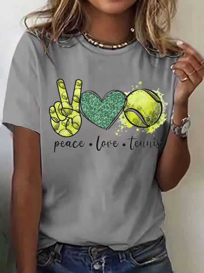 Women's Apres Tennis Print T-shirt