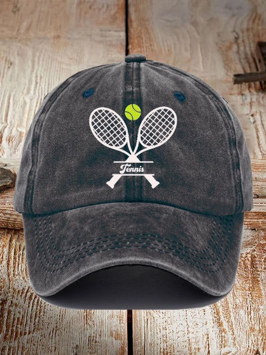 Tennis Printed Baseball Cap