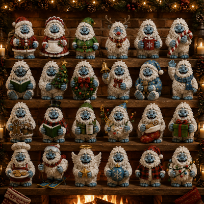 24-Day Yeti Advent Calendar | Collectible Figurine Christmas Countdown Gift