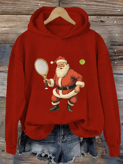 Women's Christmas Tennis Casual Hoodie