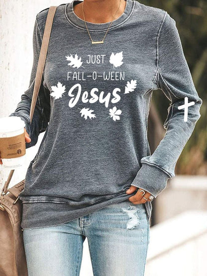 Women's Fall-o-Ween Jesus Sweatshirt