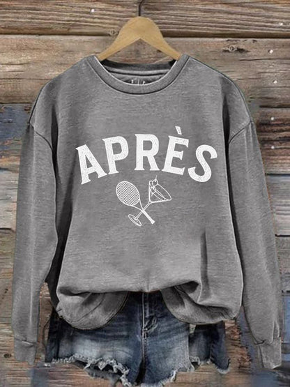 Women's Apres Tennis Casual Sweatshirt