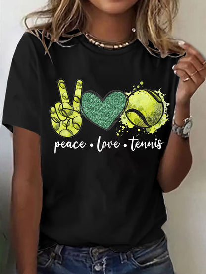 Women's Apres Tennis Print T-shirt