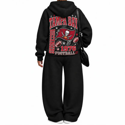 Tampa Bay Buccaneers-Vintage Plush Hoodie set