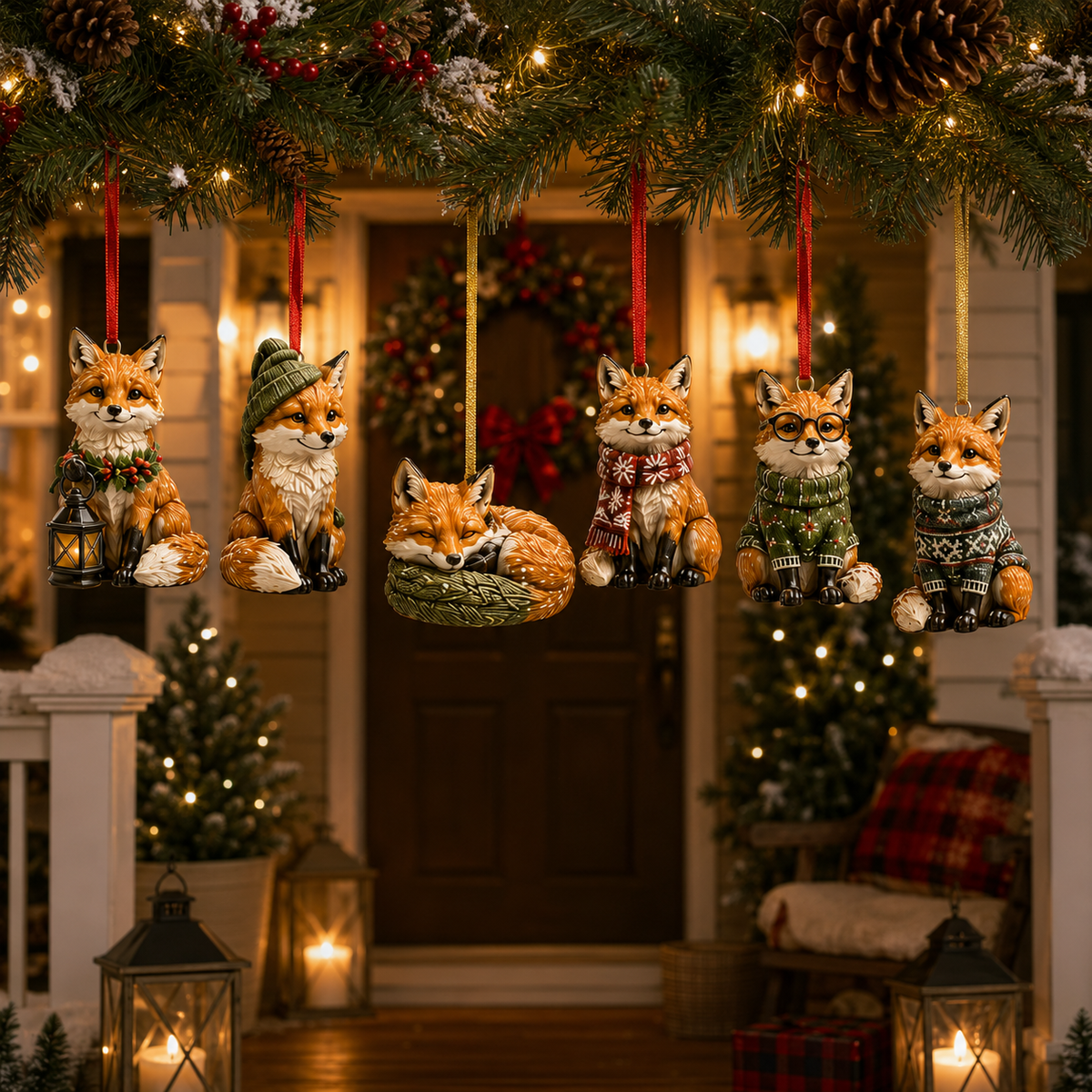 ✨24-Day Christmas Countdown Advent Calendar –Fox decoration