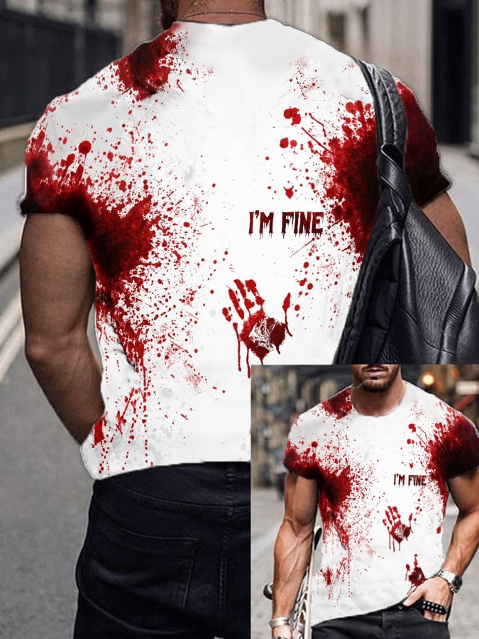 Halloween Men's Printed T-Shirt