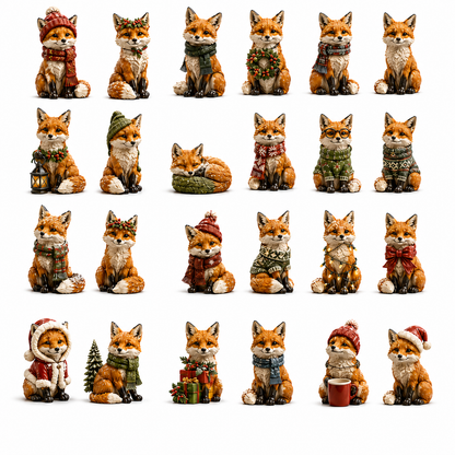 ✨24-Day Christmas Countdown Advent Calendar –Fox decoration
