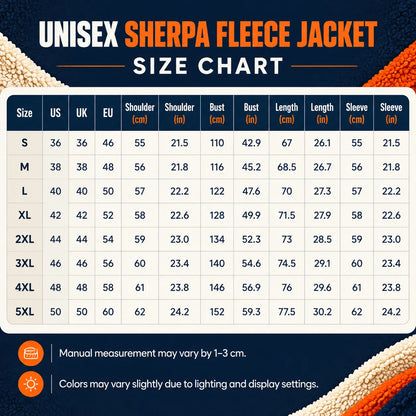 UNISEX NEW YORK GIANTS SHERPA FLEECE ZIP UP HOODIE JACKET
