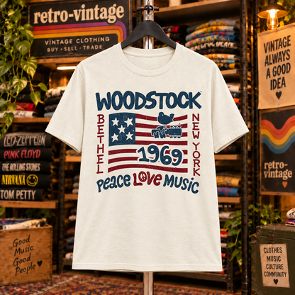 Retro Woodstock Festival Hippie T-Shirt