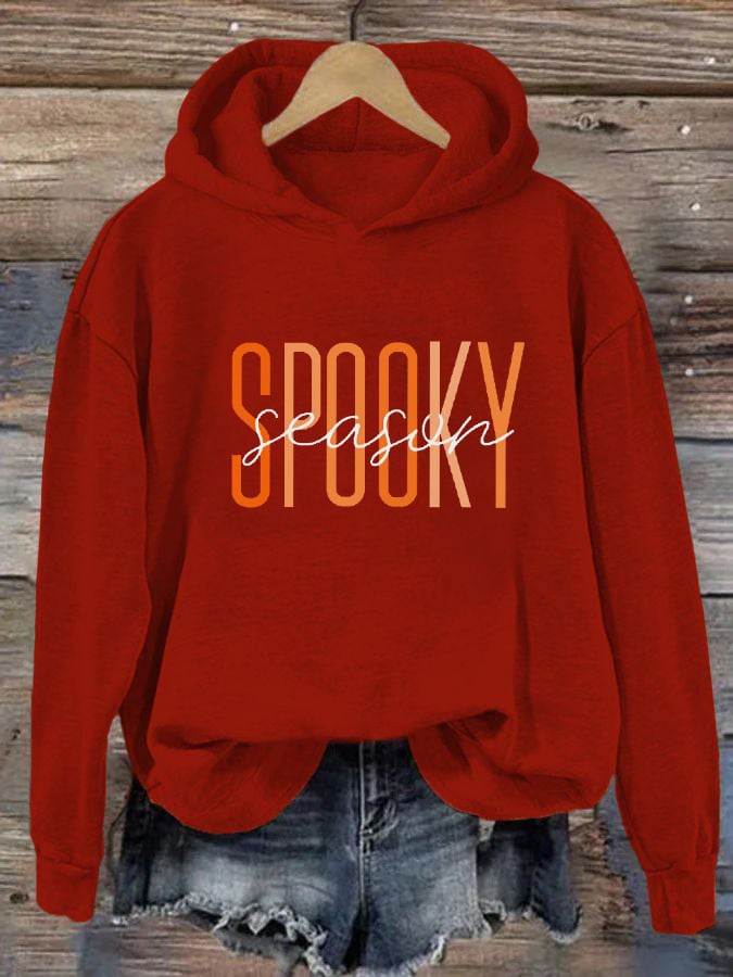 Women's Spooky Season Casual Hoodie