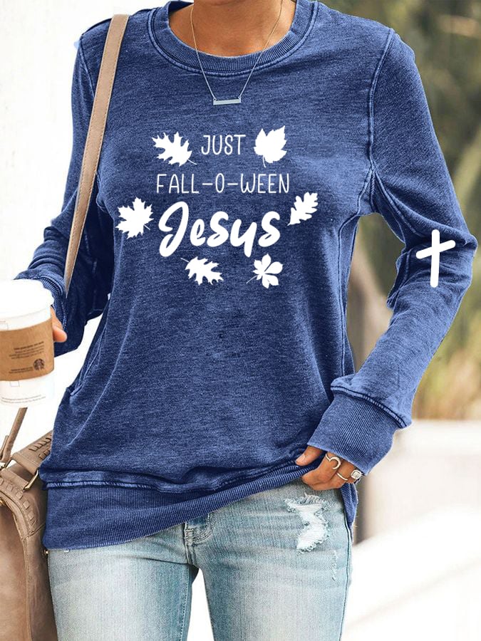 Women's Fall-o-Ween Jesus Sweatshirt