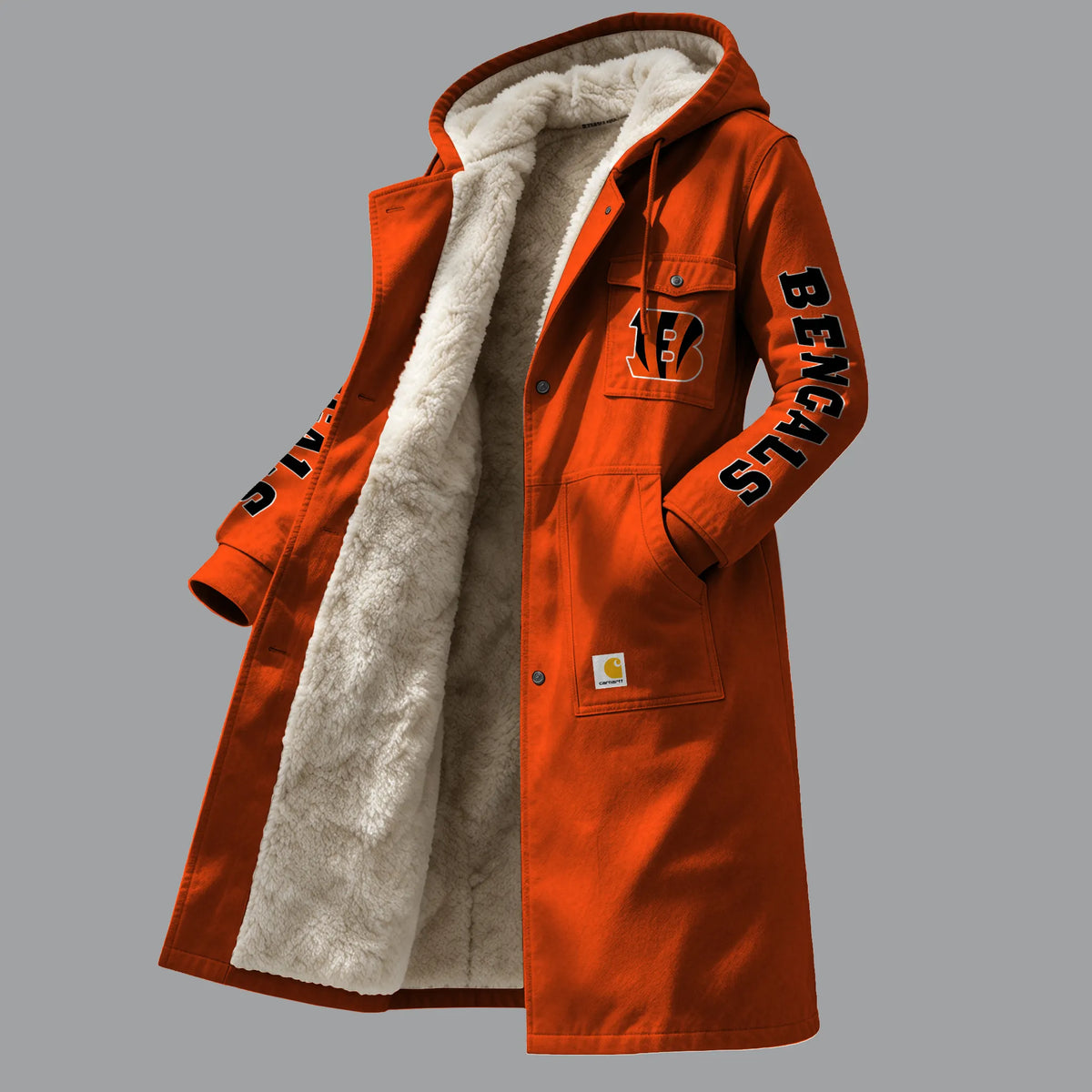 Cincinnati Bengals Vintage Reworked Workwear Fleece Pocket | NFL