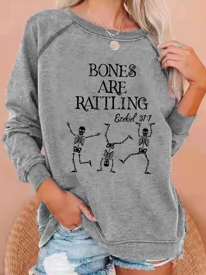 Women's Bones are Rattling Sweatshirt