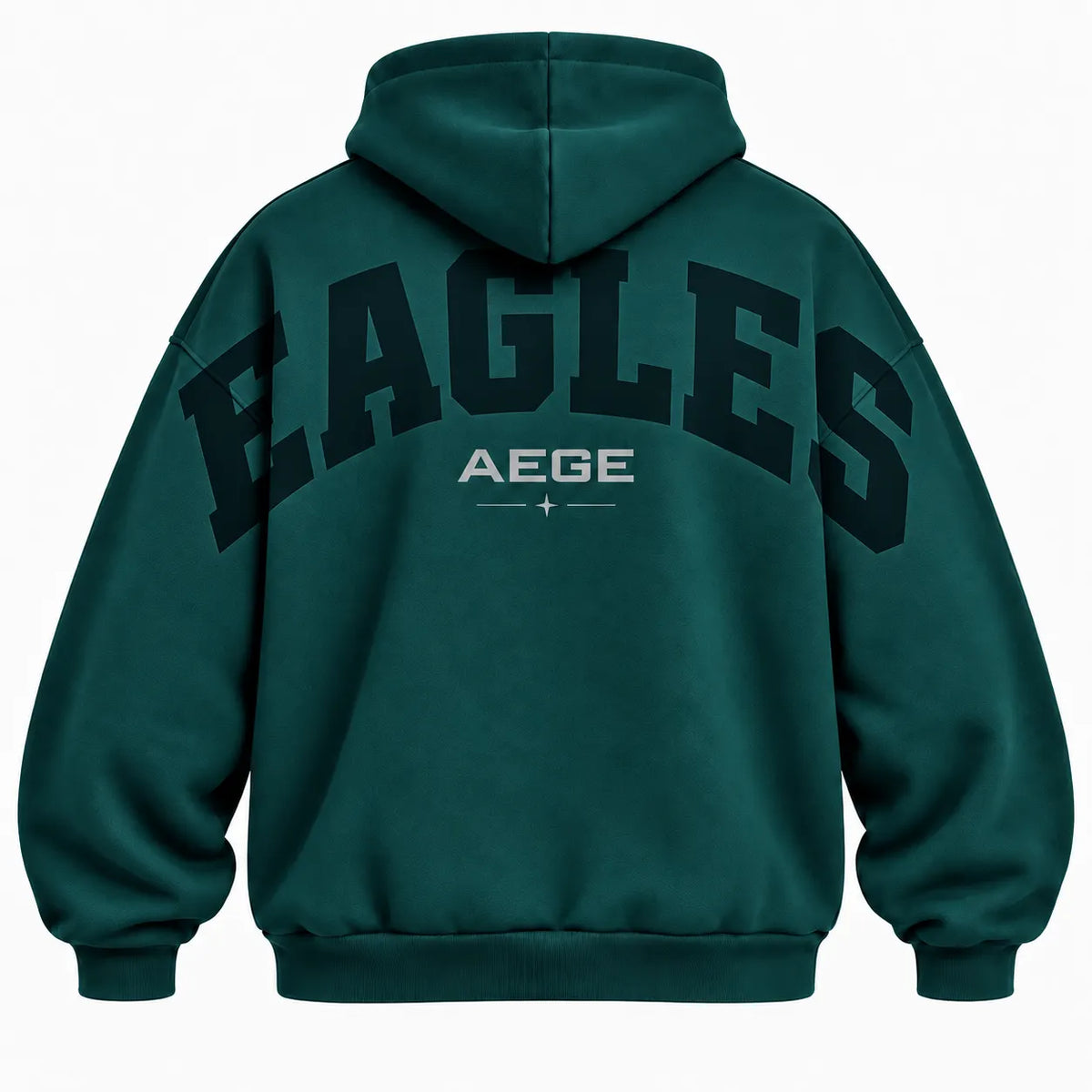 PHILADELPHIA EAGLES AIRY CLOUD FEEL OVERSIZED BACK GRAPHIC HOODIE