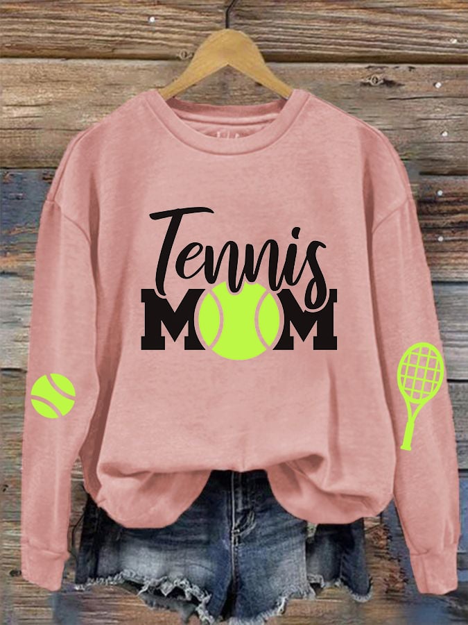 women's tennis mom sweatshirt