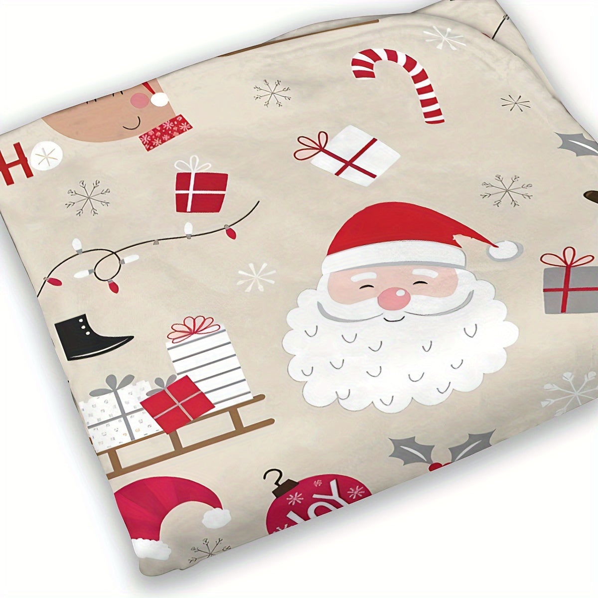 Cozy Comfort: Warm, Soft Throw Blanket for Couch, Bed, and Office - Perfect Christmas Decor Gift from Son to Mother