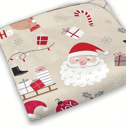 Cozy Comfort: Warm, Soft Throw Blanket for Couch, Bed, and Office - Perfect Christmas Decor Gift from Son to Mother