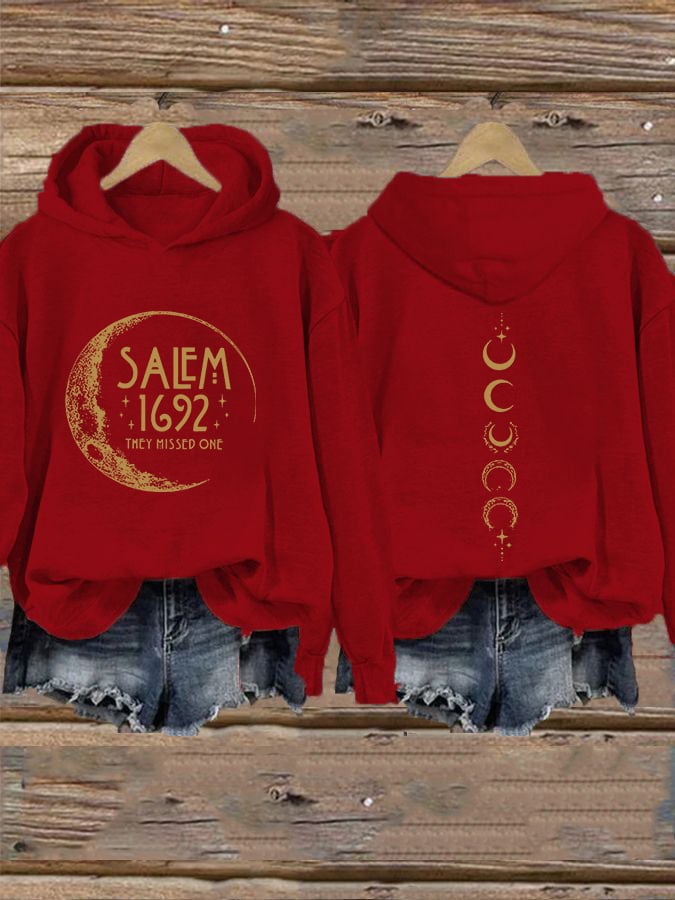 Women's Salem 1692 They Missed One Casual Hooded Sweatshirt