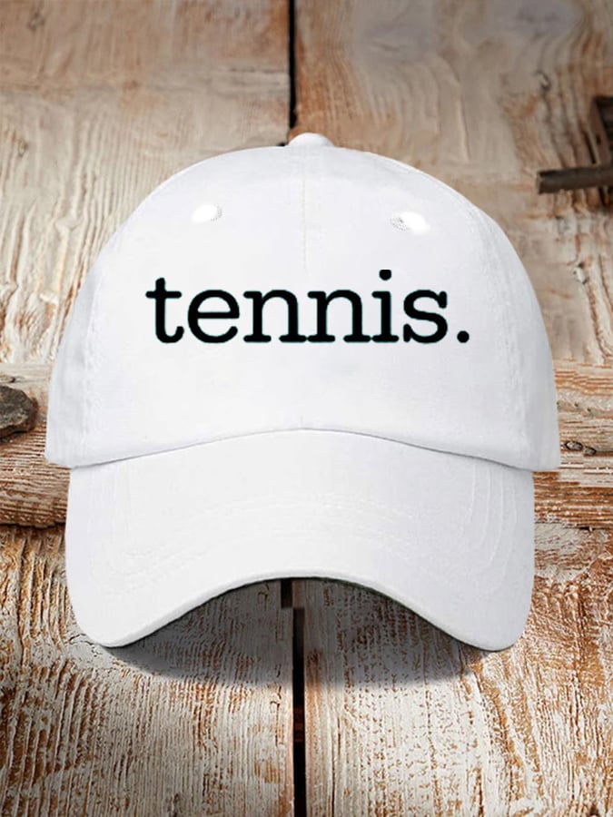 Tennis Printed Baseball Cap