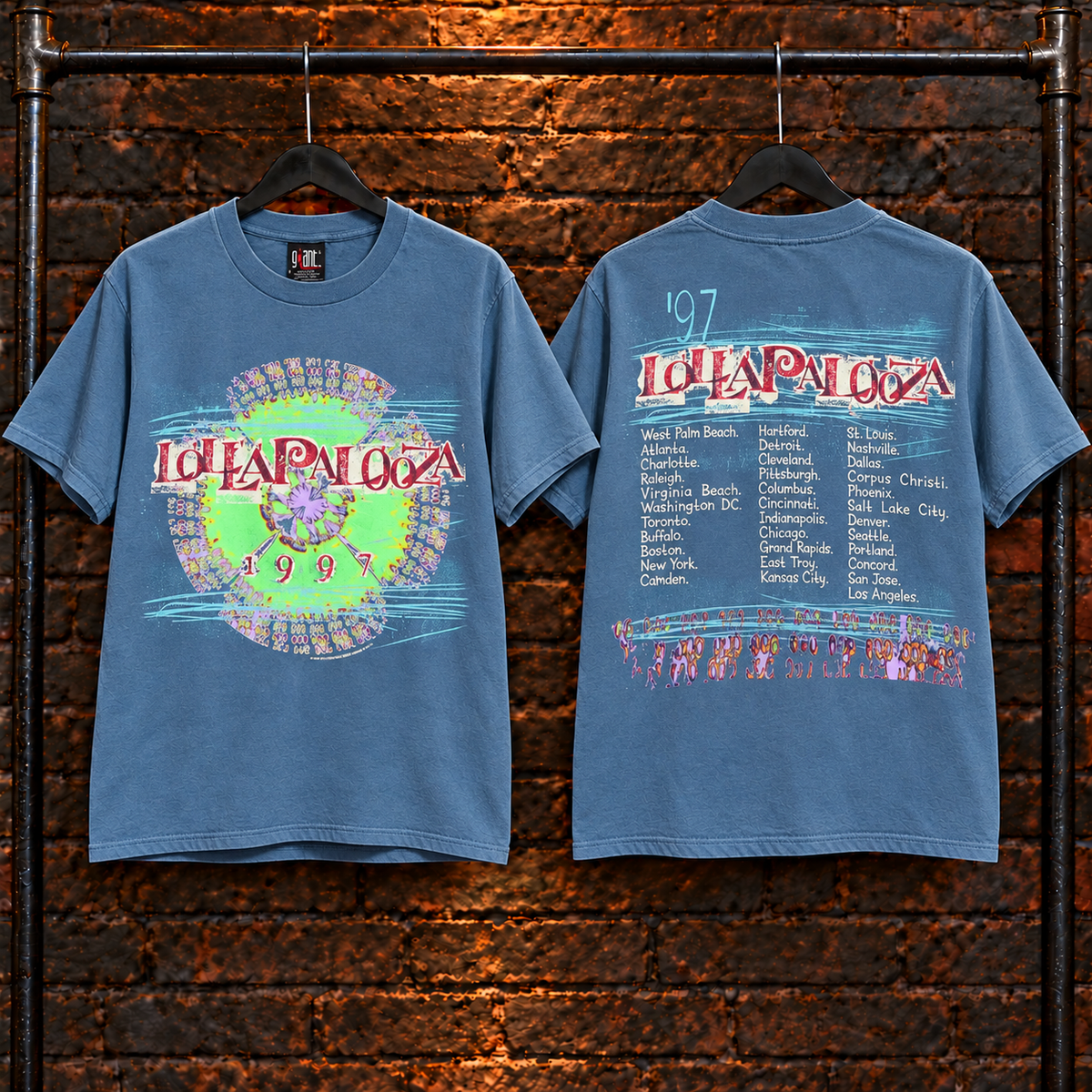 Vintage Lollapalooza Tour T-Shirt