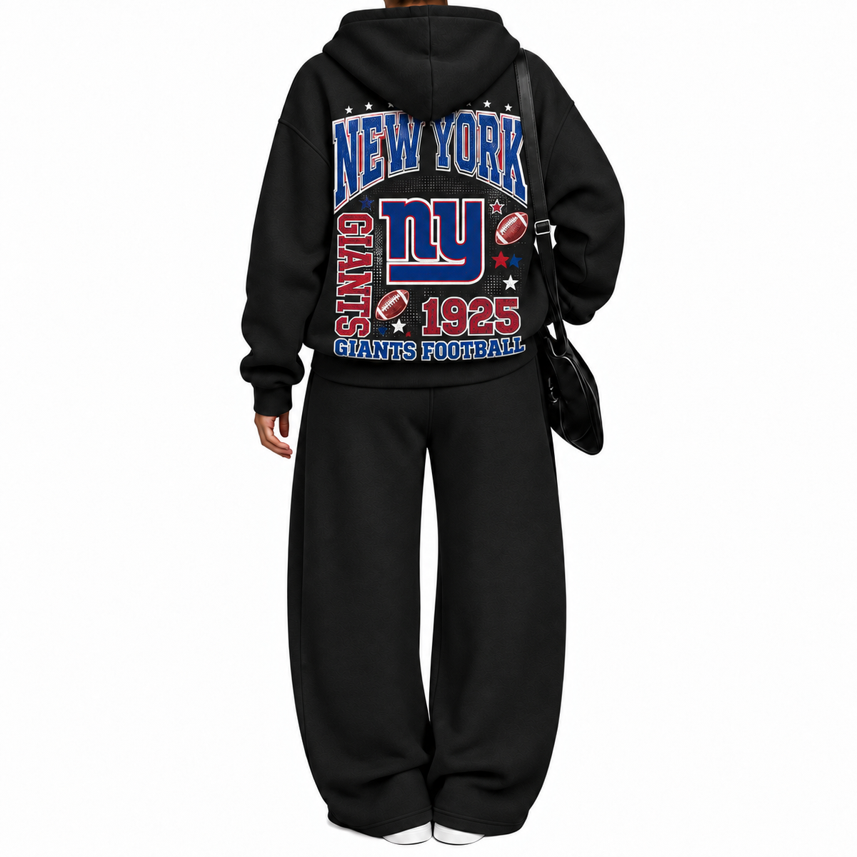 New York Giants-Vintage Plush Hoodie set