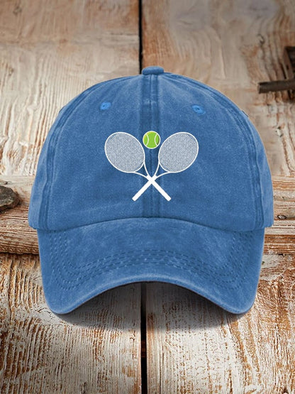 Tennis Lover Printed Unisex Hat