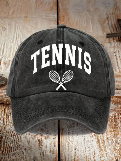 Tennis Printed Baseball Cap