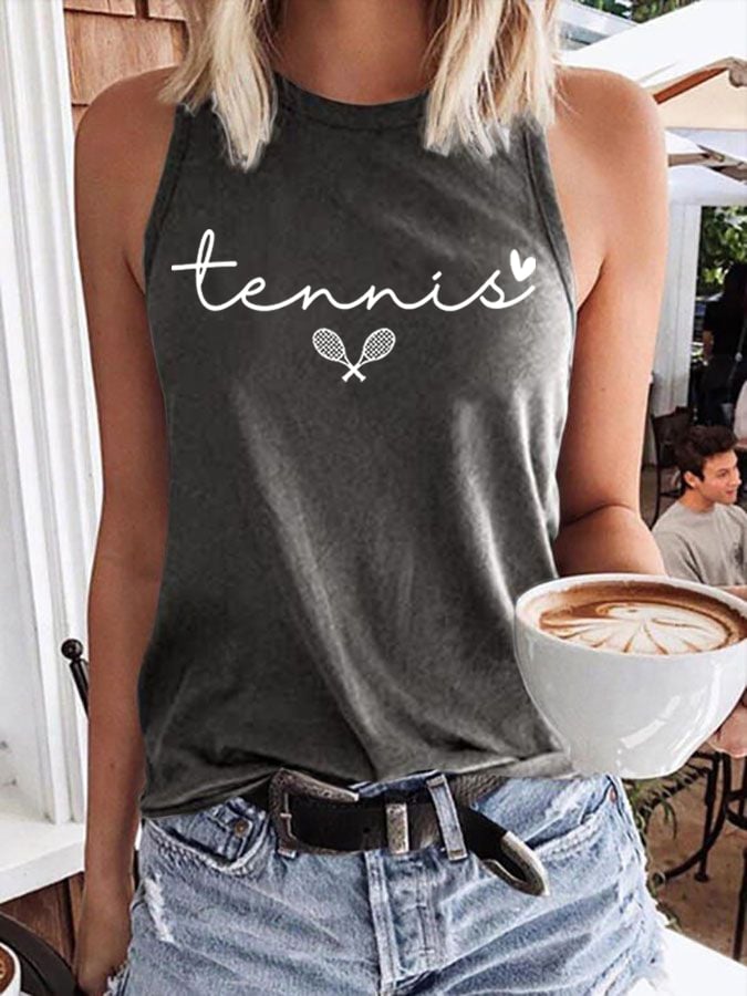 Women's  Tennis Printed Vest
