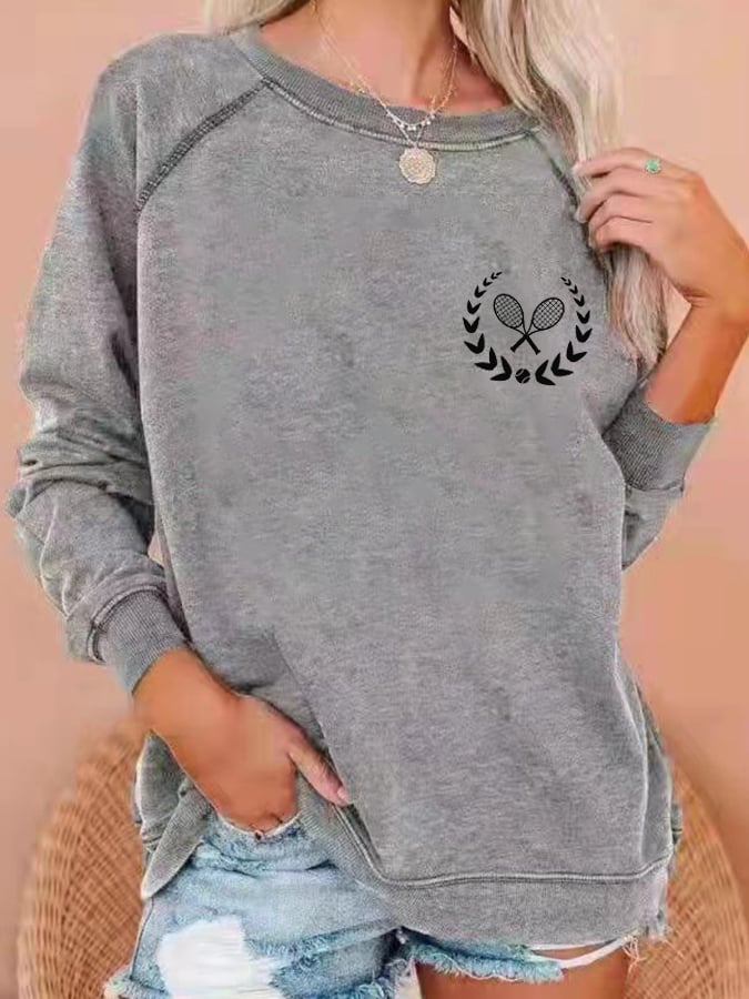 Women's Clothing Tennis Lovers Casual Sweaters