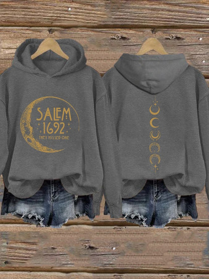 Women's Salem 1692 They Missed One Casual Hooded Sweatshirt