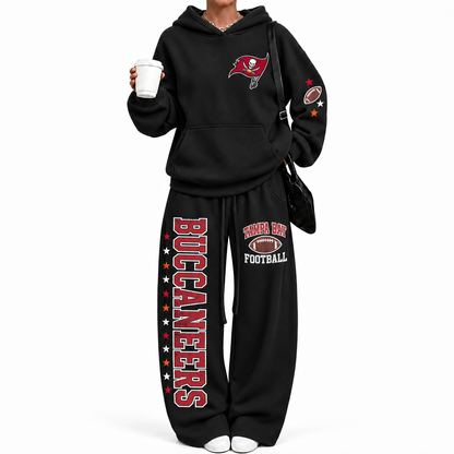 Tampa Bay Buccaneers-Vintage Plush Hoodie set