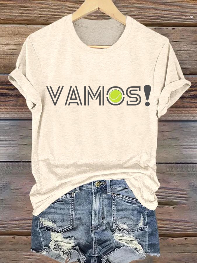 Women's Tennis Print T-shirt