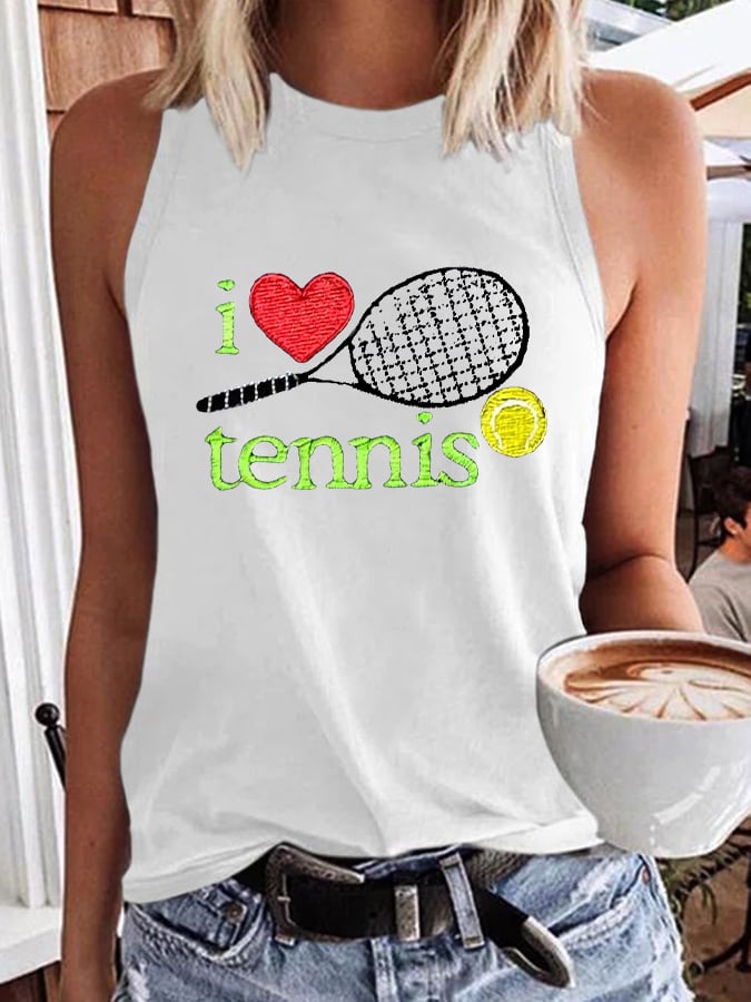Women's Tennis Lover Casual Vest