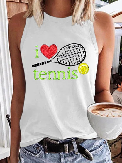 Women's Tennis Lover Casual Vest