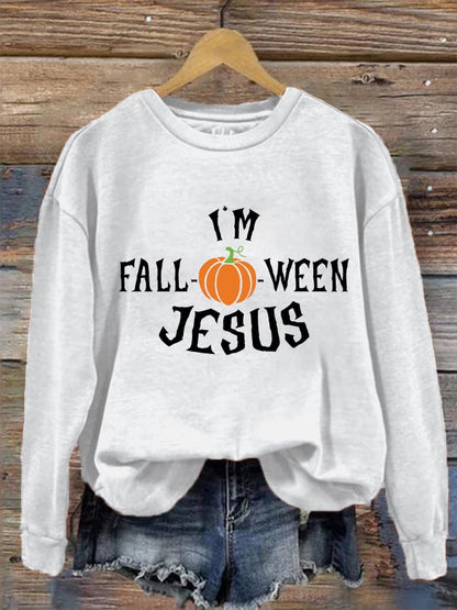 Women's I'm Fall-o-ween Jesus Sweatshirt