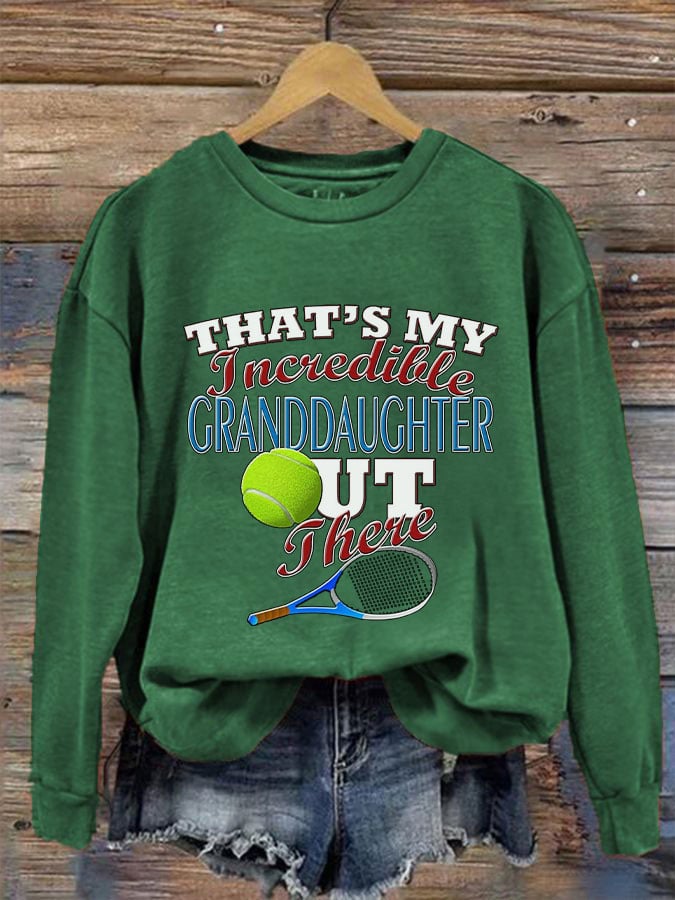 Womens That's my incredible granddaughter out there sweatshirt
