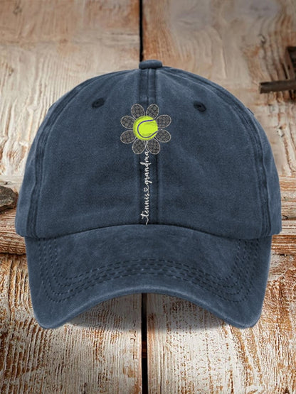 Tennis Printed Baseball Cap