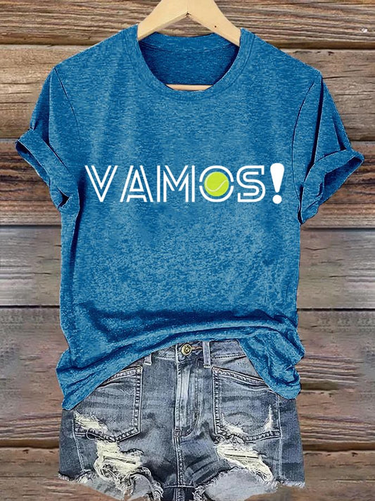 Women's Tennis Print T-shirt