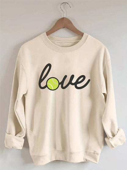 Women's Tennis Love Casual Sweatshirt